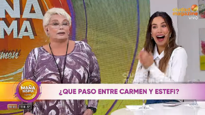 «Desagradecida»: el terrible encontronazo en vivo entre Carmen Barbieri y Estefi Berardi