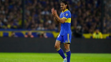 Edinson Cavani será titular en Boca ante Platense.