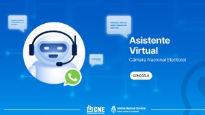 Habilitan un chat de WhatsApp para consultas sobre las próximas elecciones