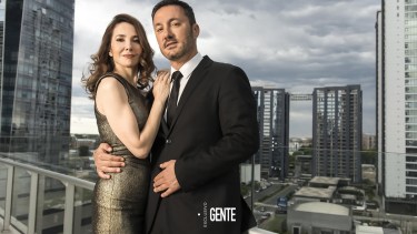 Cristina Pérez y Luis Petri se encuentran en una relación, que mostraron en revista Gente. Foto: gentileza revista Gente.-