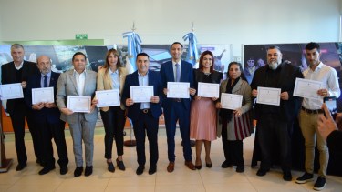 El acto se hizo en el centro Cultural de Cutral Co (Fotos: gentileza)