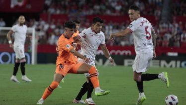 El zapalino, Marcos Acuña, sería titular hoy ante Manchester City.