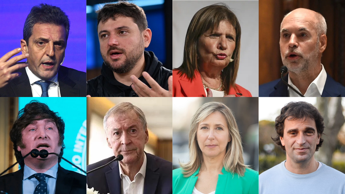 PASO 2023: los cierres de campaña de Massa, Bullrich y el resto de los candidatos a presidente