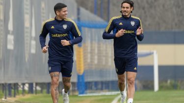 Cavani y Rojo serán titulares hoy en Boca.