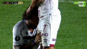 Escalofriante lesión de un jugador de Argentinos por un planchazo de Marcelo