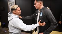 Imagen de Juanfer Quintero, «motivado» con Racing y el «deseo de lo mejor» para River
