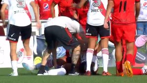 Conmoción: una jugadora de River se desmayó en medio de un partido