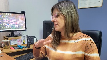 La jueza de Paz de Cipolletti, Gabriela Montorfano (gentileza) .