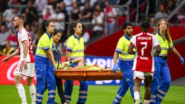 El grave choque que lesionó a Gerónimo Rulli en la primera fecha del Ajax