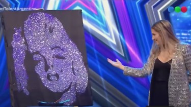 Se presentó en Got Talent Argentina y dejó al público sin palabras. Foto captura.