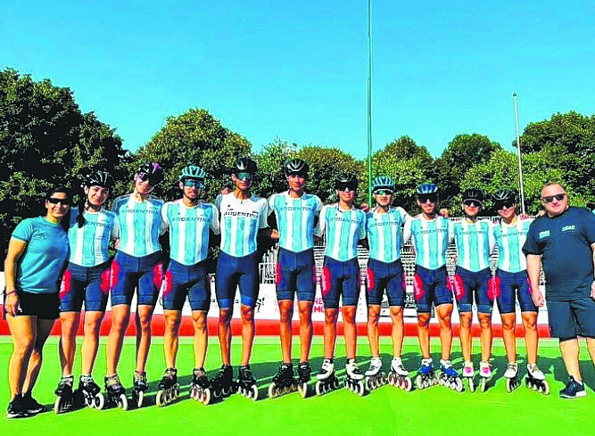La Selección Argentina está lista para competir en el Mundial de Patín Carrera de Italia.