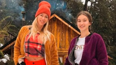 Nicole Neumann y su hija Indiana Cubero. Foto: Instagram.
