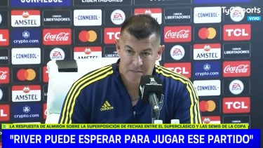 Jorge Almirón brindó en conferencia de prensa tras la clasificación.