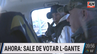 Elecciones PASO 2023: L-Gante fue trasladado para votar y luego volvió a la cárcel. 