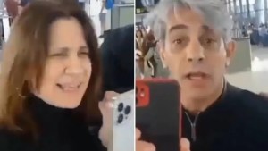 Pablo Echarri y Nancy Dupláa fueron escrachados en el aeropuerto: «¡Se robaron el país!»