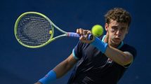 Imagen de Juan Manuel Cerúndolo, el primer argentino en pasar a la segunda ronda del US Open
