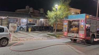 Una dotación acudió al lugar. (Foto: gentileza)