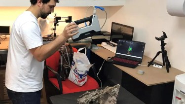 Réplicas de fósiles en 3D en el Museo de Ciencias Naturales