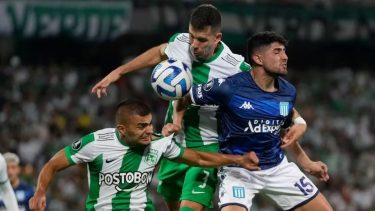 Racing recibe a Atlético Nacional con la obligación de golear: formaciones, hora y TV