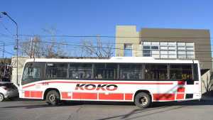 Atacaron a piedrazos un colectivo en Roca