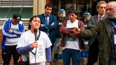 Este martes se reanudan las audiencias por el juicio por Rafael Nahuel, en Roca. Foto: Juan Thomes