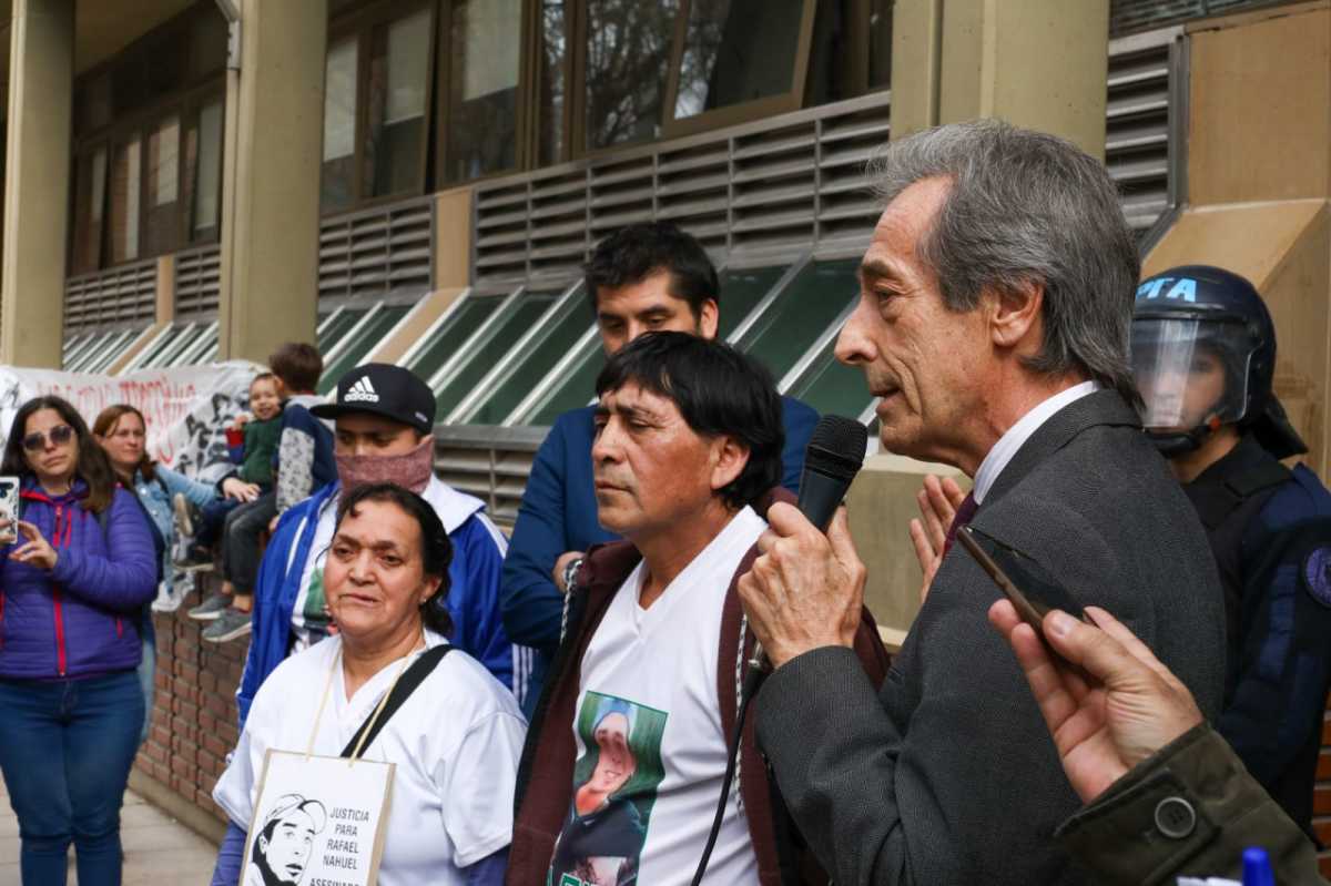 El abogado Rubén Marigo habló y apeló al tribunal a siete semanas del juicio. foto: Juan Thomes.