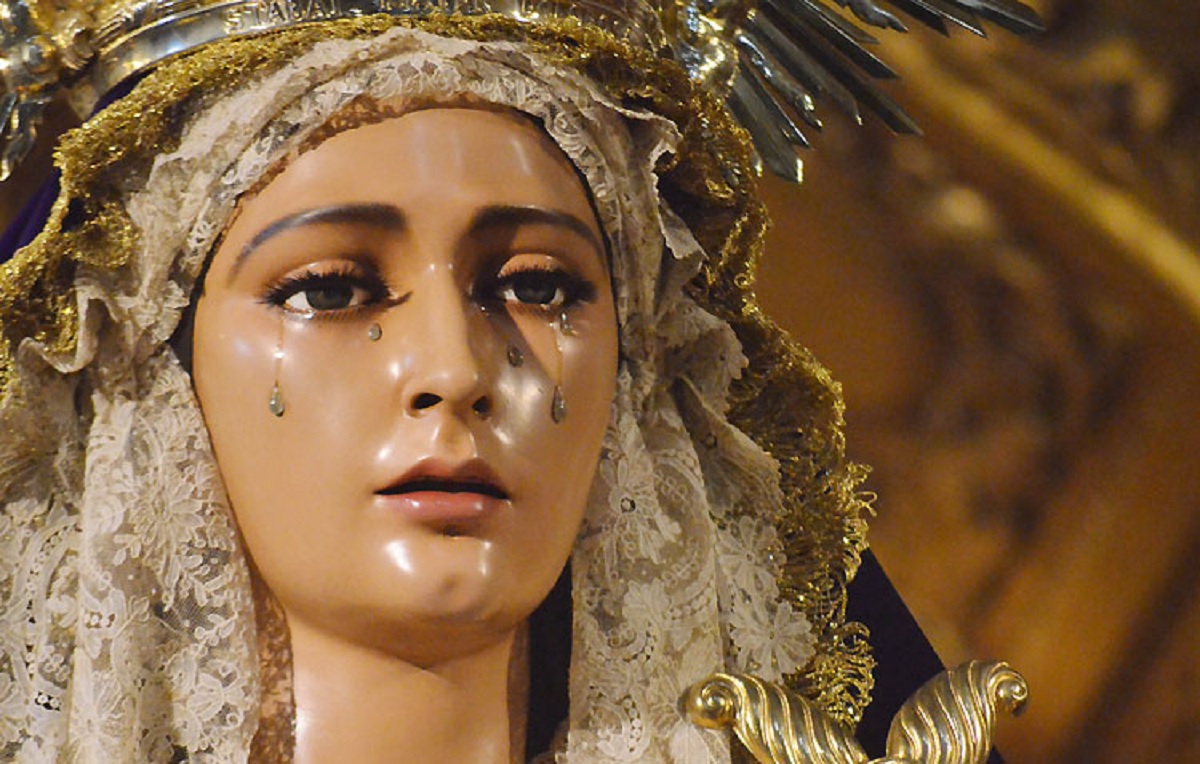 La Virgen de las Lágrimas se celebra cada 31 de agosto, según la Iglesia Católica.-