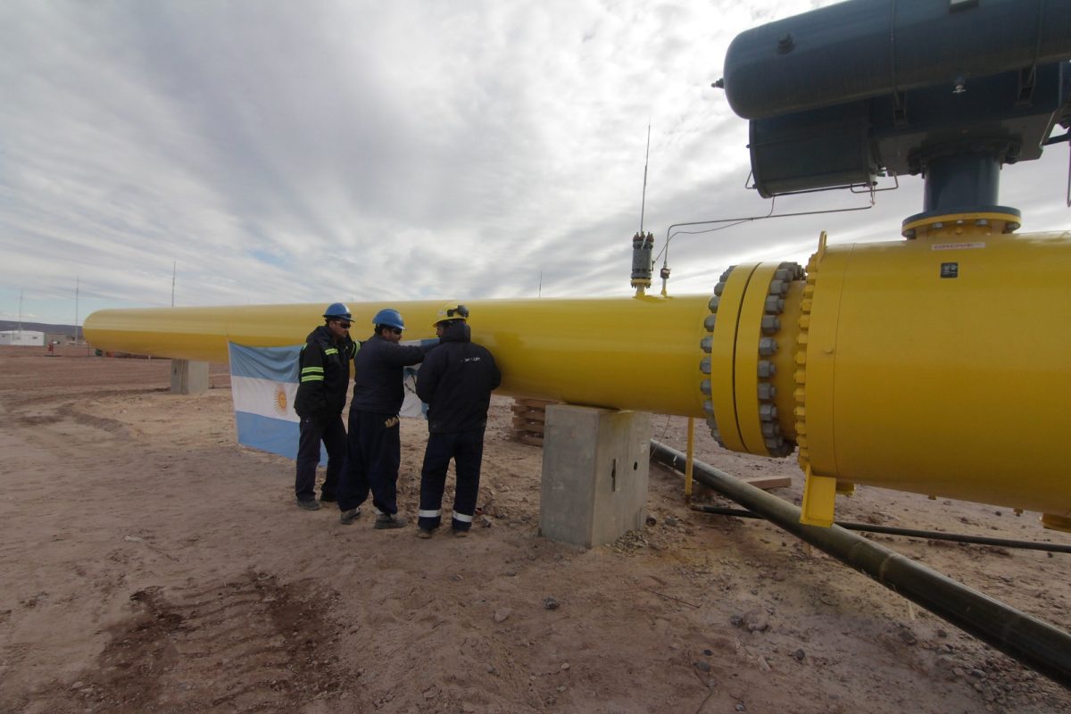 El gasoducto a Vaca Muerta es clave para las proyecciones de autoabastecimiento. (Foto: archivo Oscar Livera)