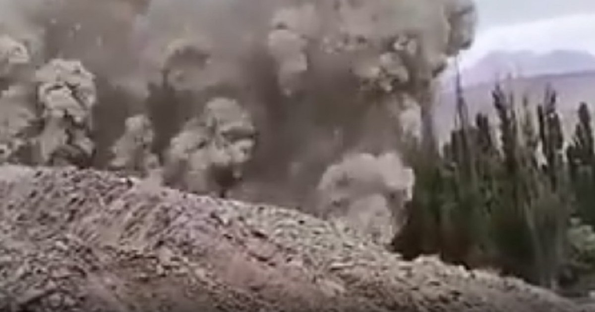 Video: así eran las detonaciones en el cerro de la Virgen, lugar del ...