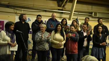 Andrea galaverna y la lista de Incluyendo Bariloche presentaron su propuesta en un acto con la militancia. Gentileza