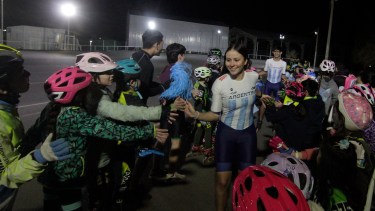 Los tres competidores se mostraron agradecidos por el reconocimiento. (Foto: Gentileza)