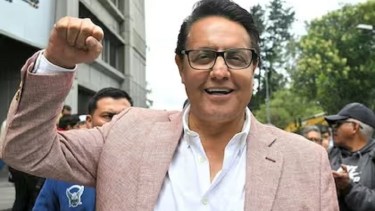 El candidato presidencial fue asesinado este miércoles cuando salía de un acto político en Quito. Foto: Gentileza. 