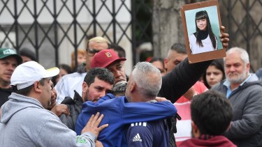 El encuentro entre el mandatario y la familia de la niña asesinado duró poco menos de dos horas. Foto: Gentileza Infobae. 