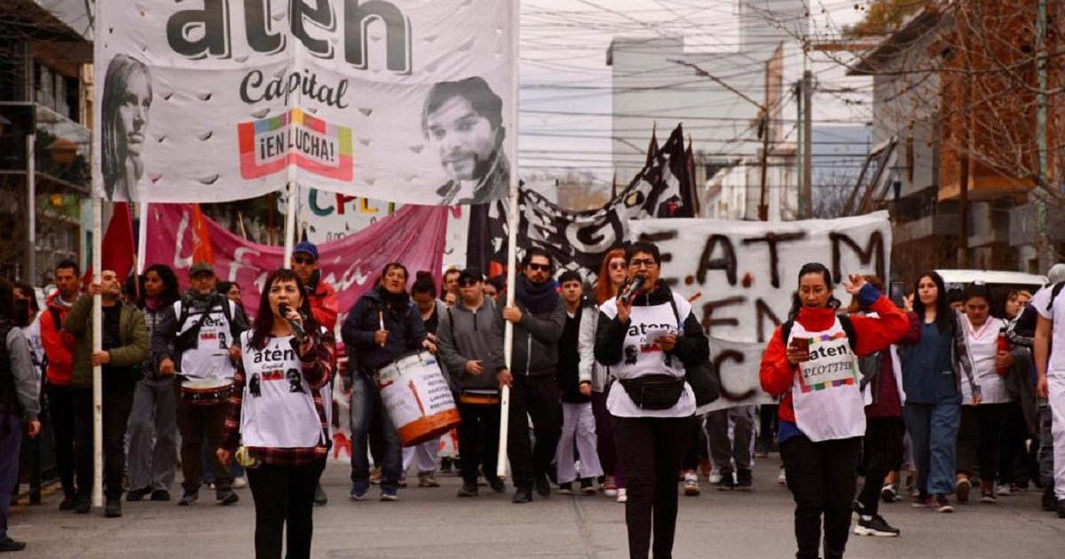March to Route 22 against the Bases Law in Neuquén, this Monday