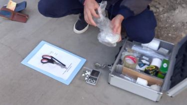 Intervino el equipo de toxicomanía. Foto: Gentileza.