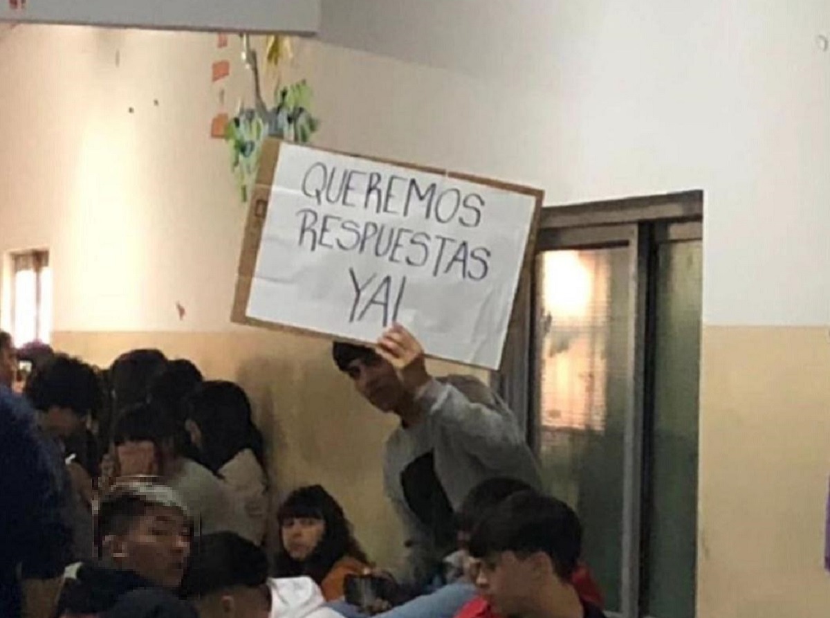 El reclamo se desarroll&oacute; durante la ma&ntilde;ana en la ESRN N&deg;5. Foto: Gentileza.