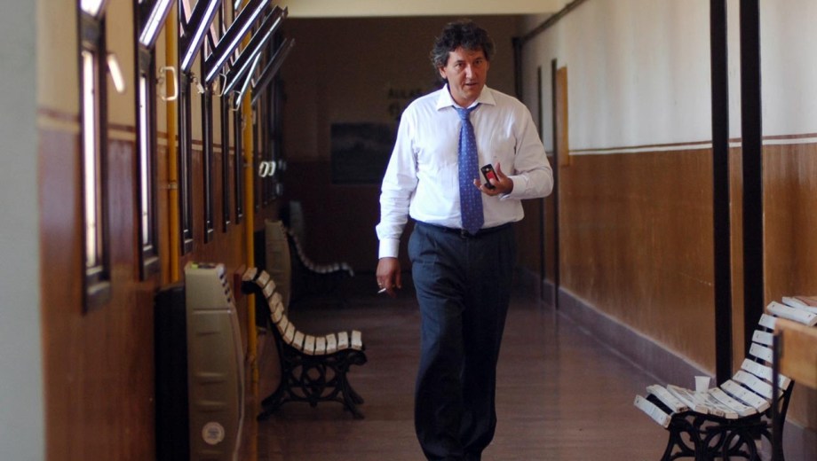 César Barbeito fue seis años ministro de Educación de Río Negro. Su última intervención pública fue candidato a gobernador de la UCR en 2011. Archivo