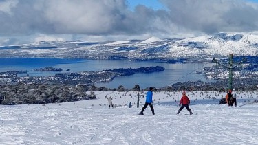 El parque de nieve Batea Mahuida en Villa Pehuenia, Neuquén. (archivo)