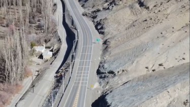 Las tareas se realizan en el desvío de la Ruta 43. Gentileza ortiz.martin_ph