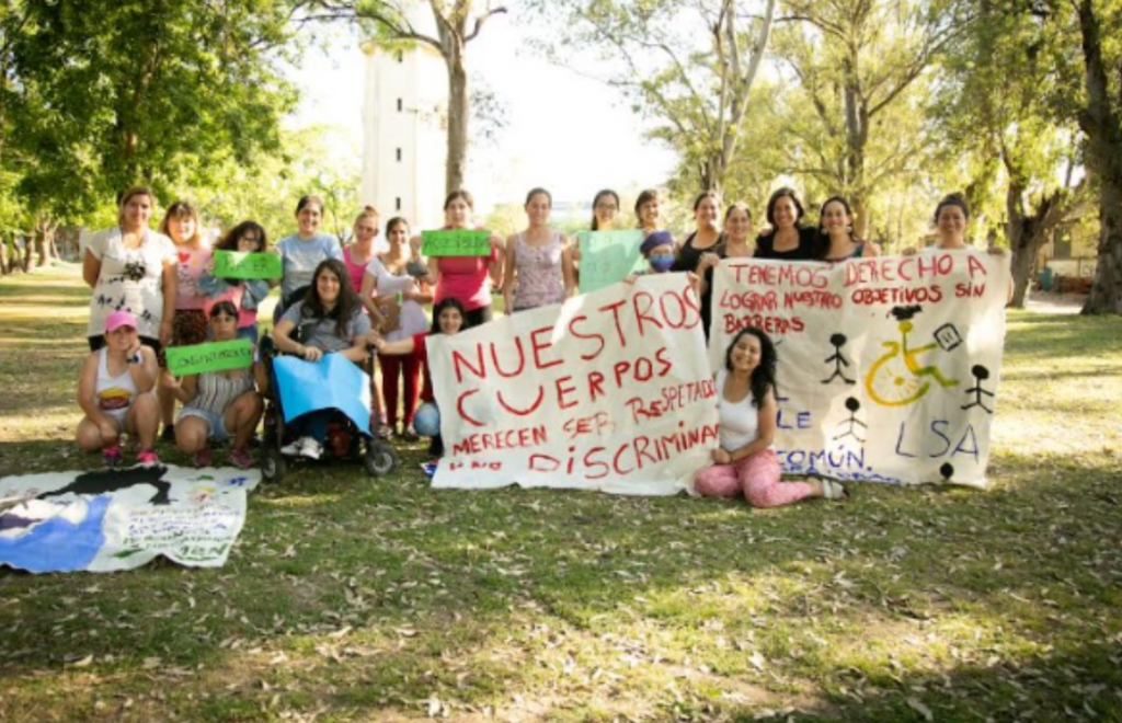 Mujeres de Nuestros Derechos en Foco durante un encuentro. Foto: Liberté.