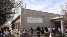 Imagen de Abrazo simbólico en una escuela rural de Roca: «Siempre estamos a la espera»