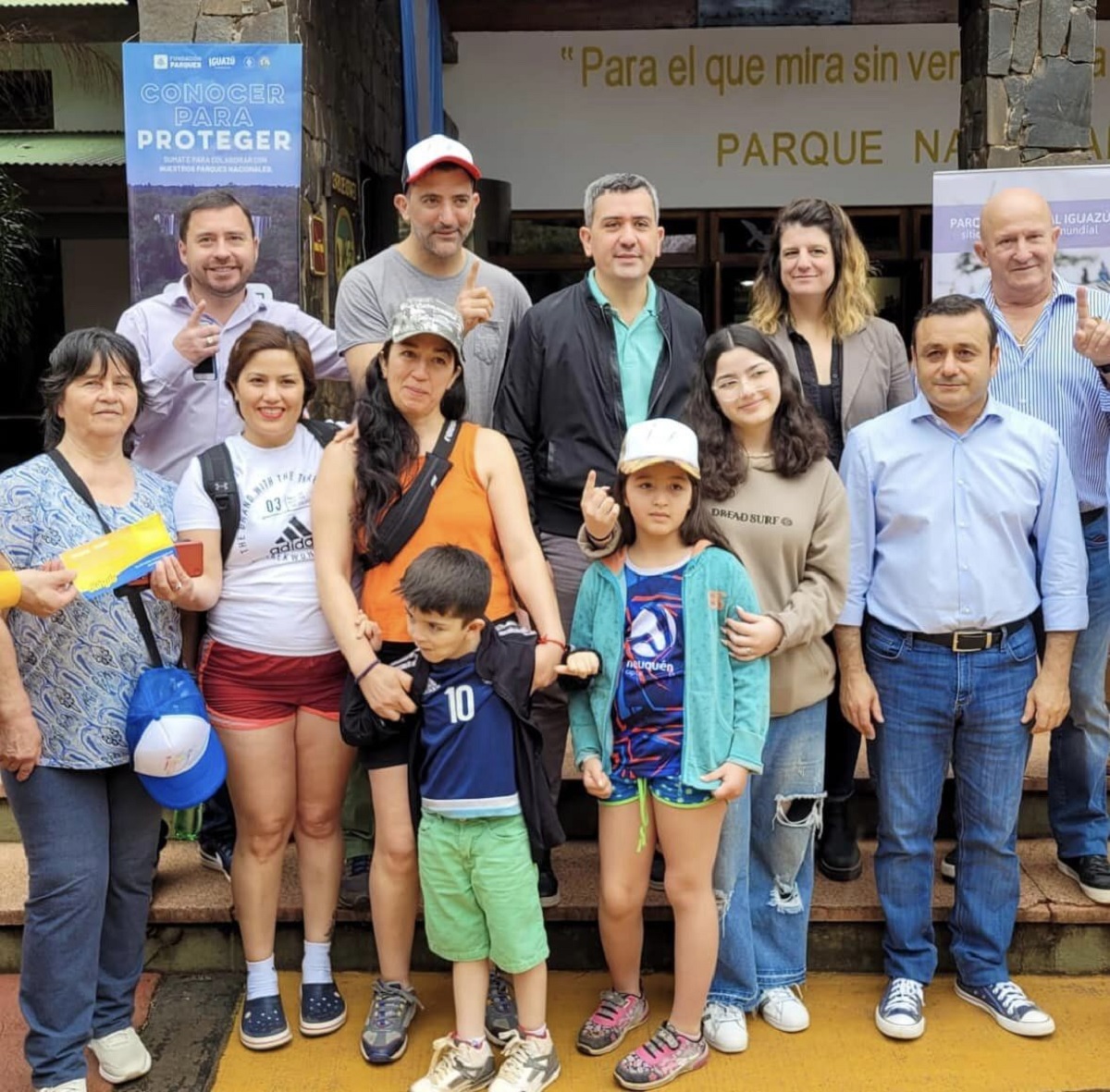 El inolvidable recibimiento a una familia de Neuquén que viajó a las cataras de Iguazú