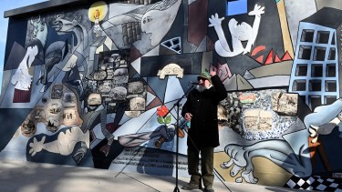 Juan Marchesi fue el encargado de realizar la obra. Foto: Marcelo Ochoa.