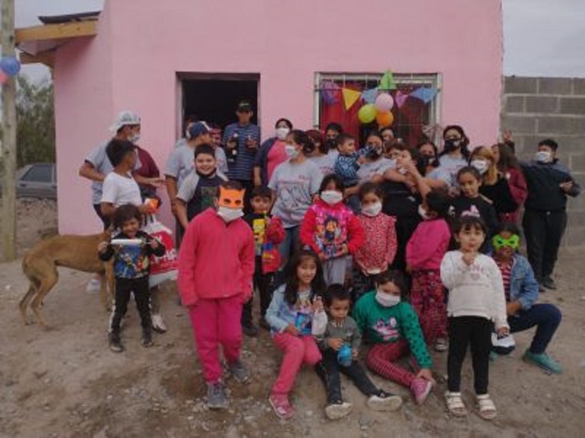 El Merendero Rinconcito de Luz realiza una colecta para festejar el Día de las Infancias. Foto archivo gentileza Paola