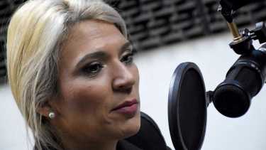 Nadia Márquez, candidata por "Arriba Neuquén" visitó tras el triunfo en las PASO el estudio de RÍO NEGRO RADIO. Foto: Matías Subat.