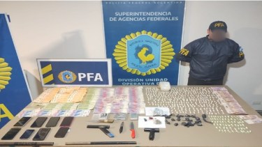 Golpe a organización narco en Neuquén: hay 5 detenidos, droga y armas secuestradas 