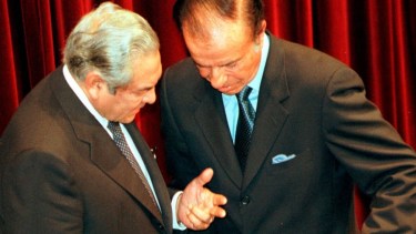 fue una confiscación de depósitos implementada por Menem y Erman Gonzalez en 1989. Foto gentileza. 