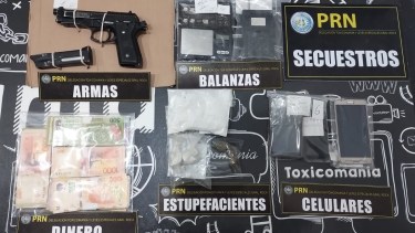 Golpe a organización narco en Roca que vendía droga a jóvenes