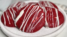 Imagen de Mirá que fáciles son estas cookies red velvet