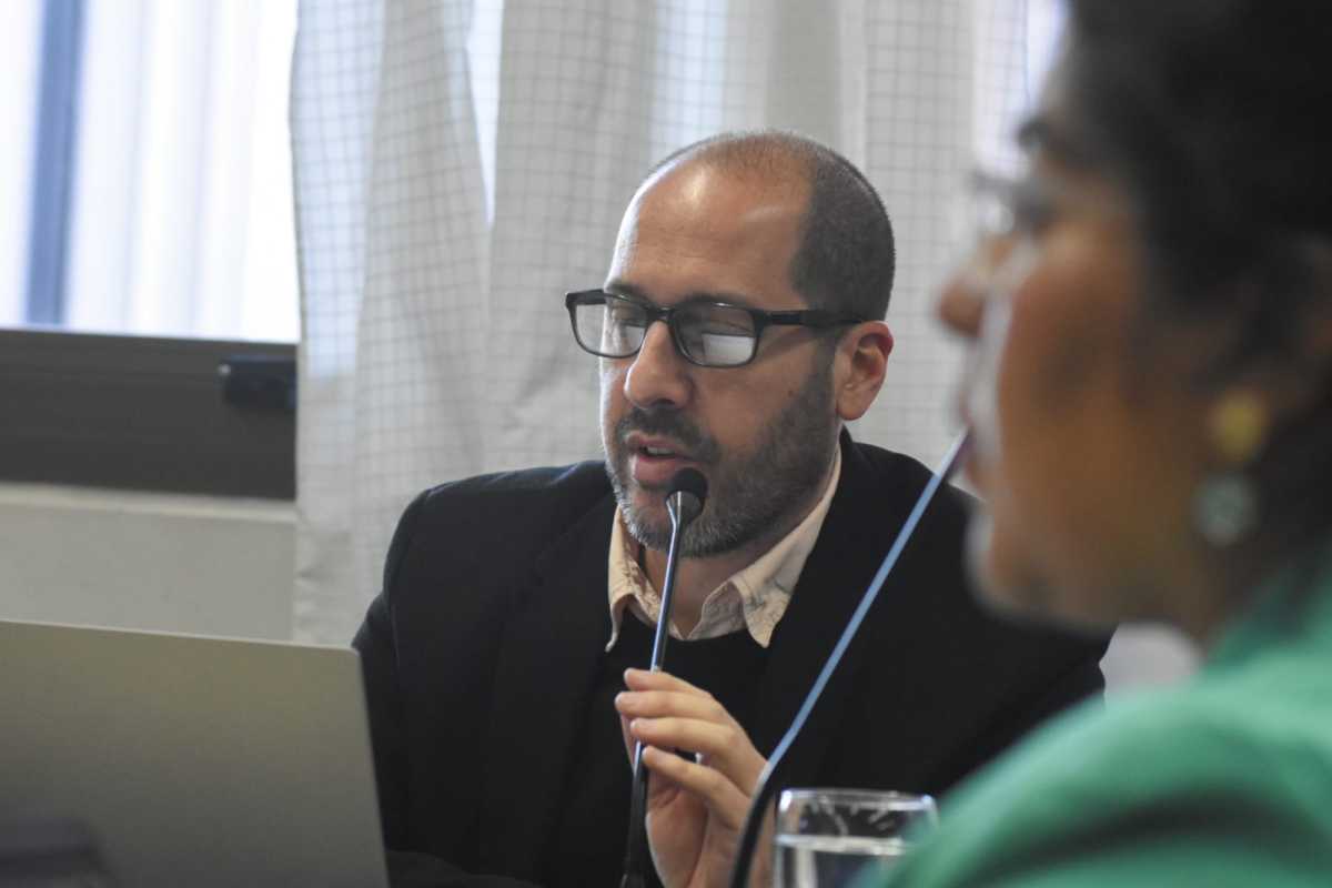 Mariano Przybyksky, abogado querellante de la Secretaria de Derechos Humanos de la Nación. Foto: Juan Thomes